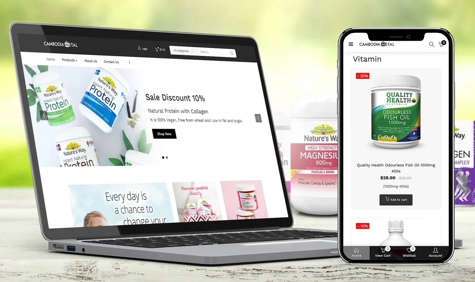 Cambodia Metal Vitamin Online Products
