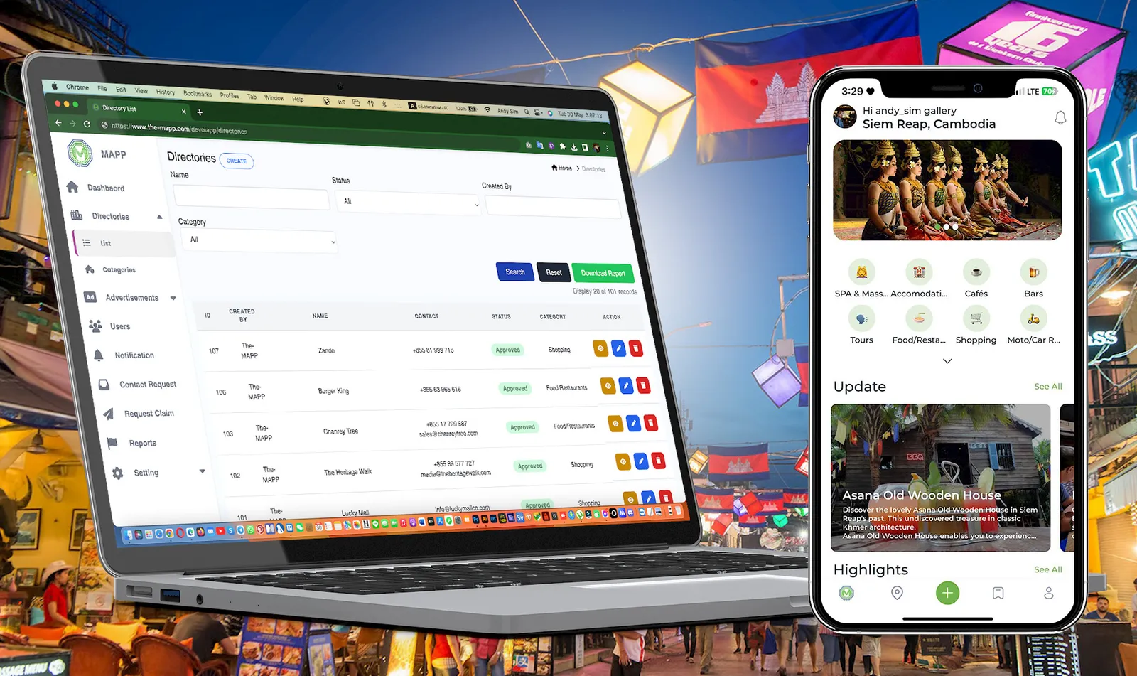 mApp Mobile Cambodia Listing Directory — image 1 of 4