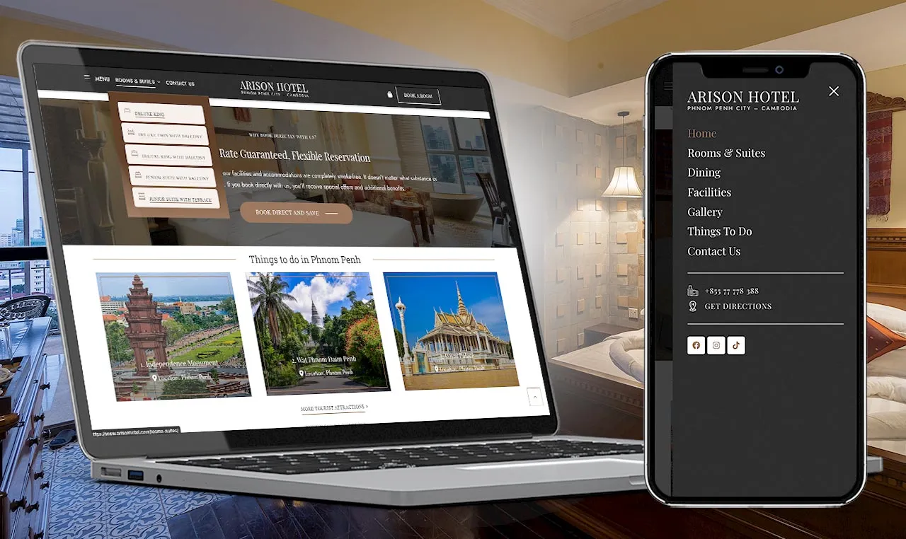The Arison Hotel in Phnom Penh City
