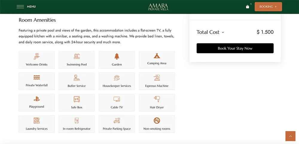 Amara Private Villa - Ultimate luxury villas with sophistication and comfort in Siem Reap - Room Amenities