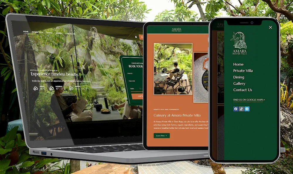 Inspiring Hotel Website Designs in Cambodia: 5 Examples for Hotel Business Owners