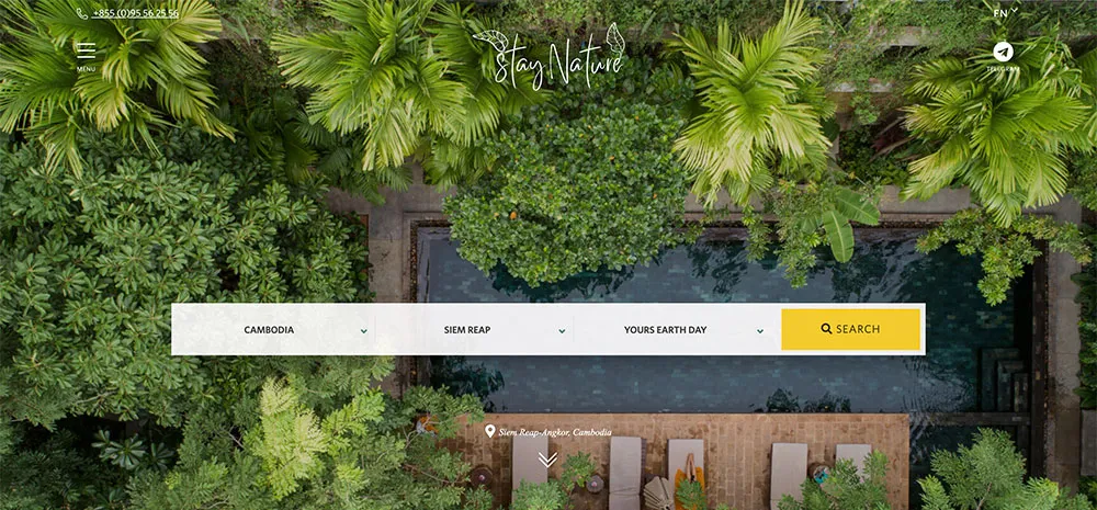Stay Nature Group Hotel Accommodations in Siem Reap, Cambodia